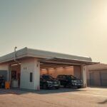 كراج متنقل للسيارات على الطريق