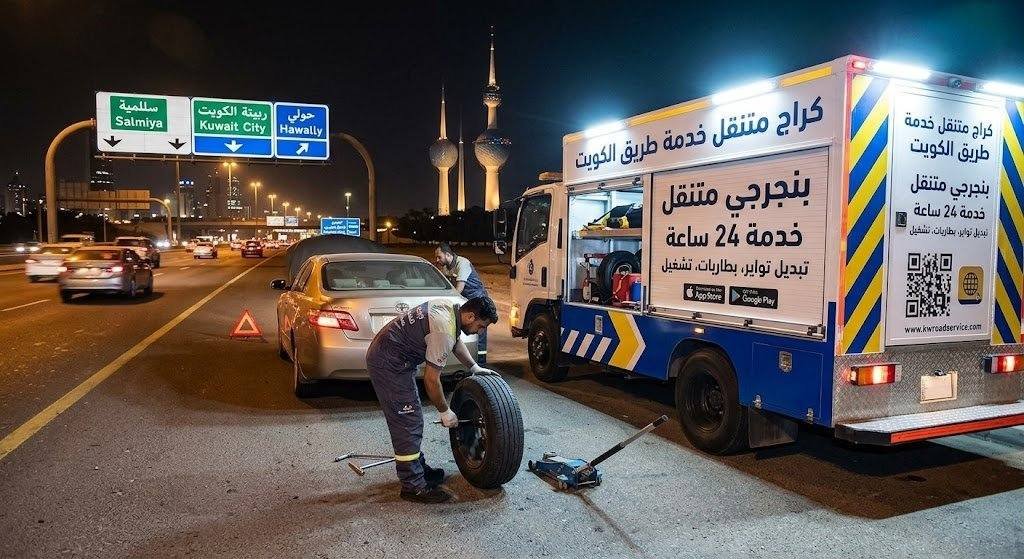 كراج متنقل 24 ساعة بنجرجي متنقل